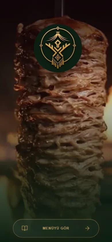 Yörük Döner gerçek menü ana sayfası